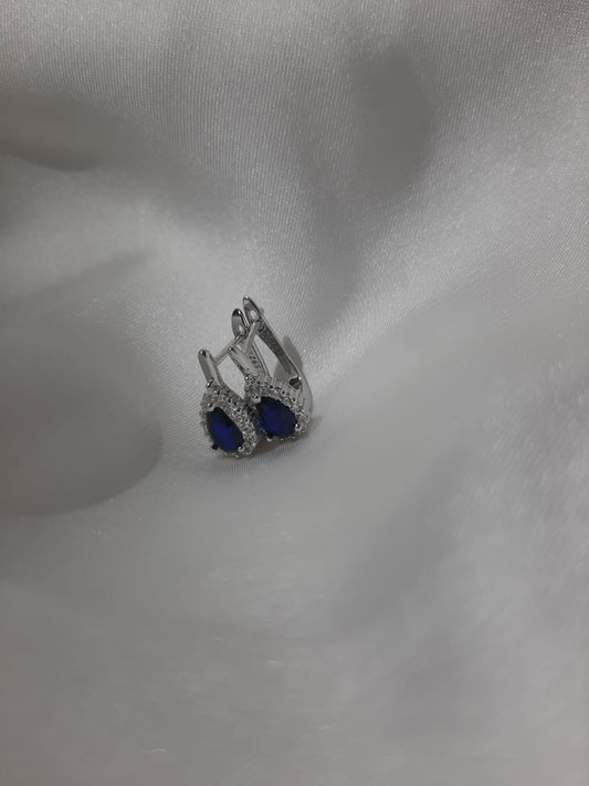 Orecchini goccia argento