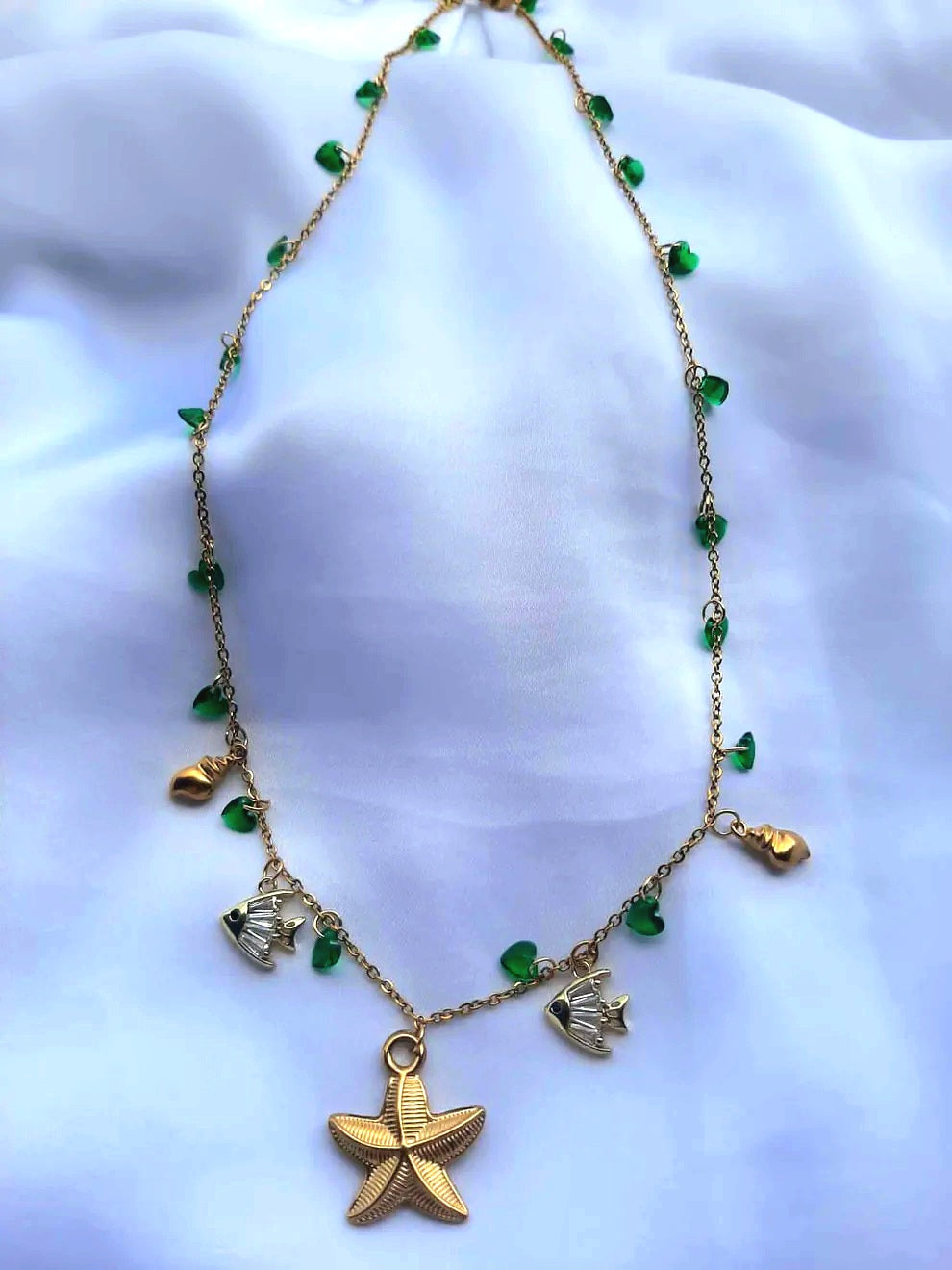 Collana Stella e cristalli