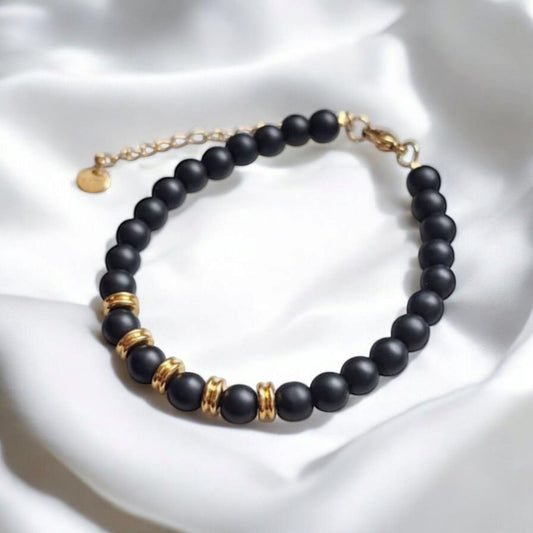 Bracciale uomo perle