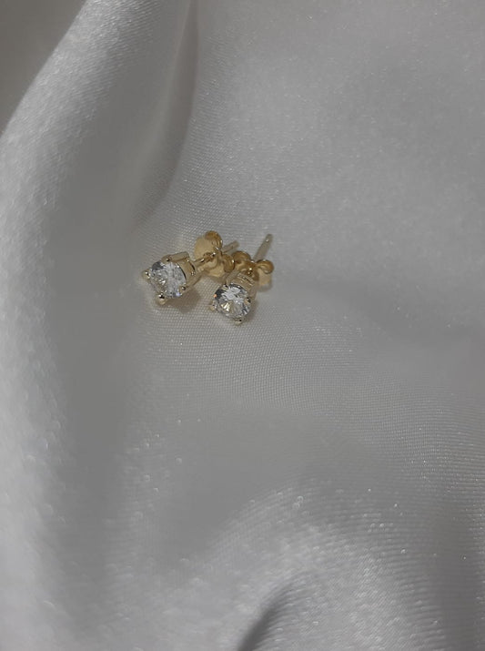 Orecchini punto luce argento