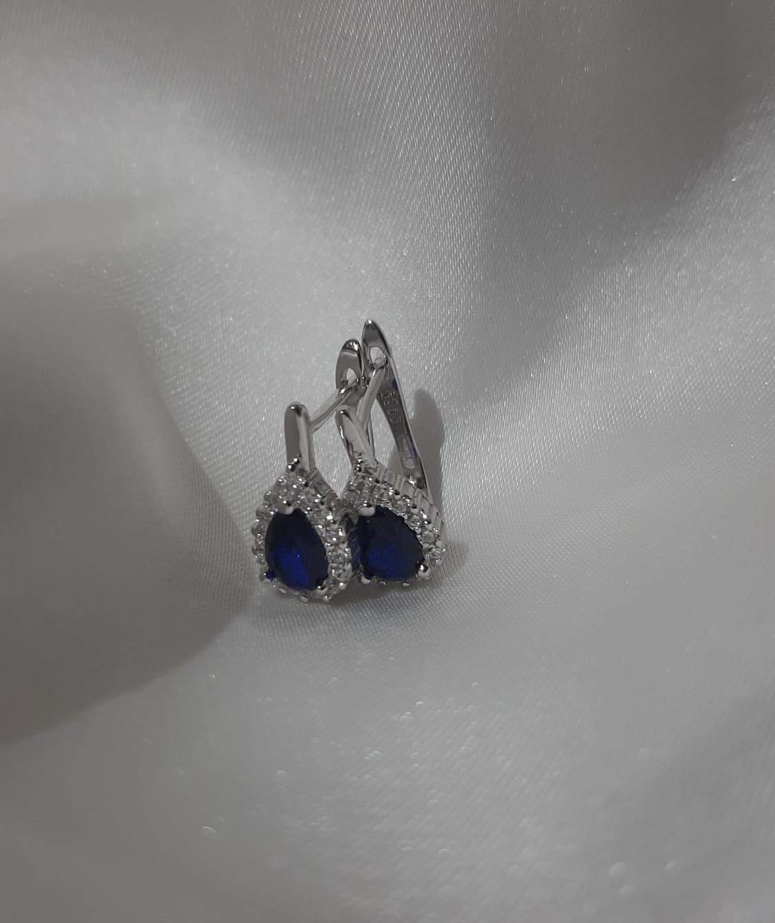 Orecchini goccia argento