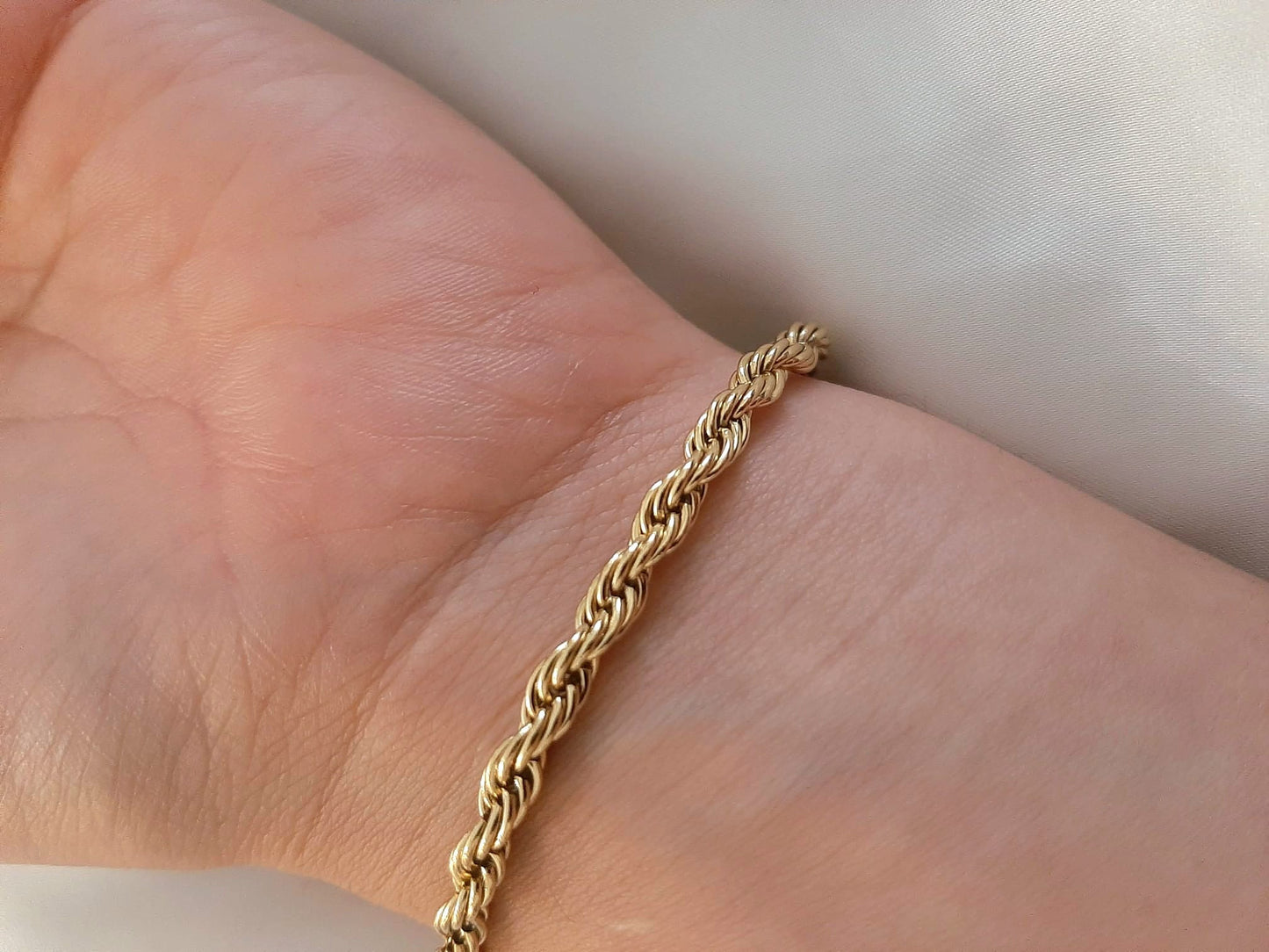 Bracciaile acciaio intreccio