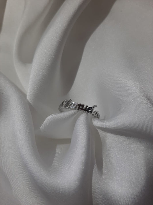 Anello nome personalizzabile