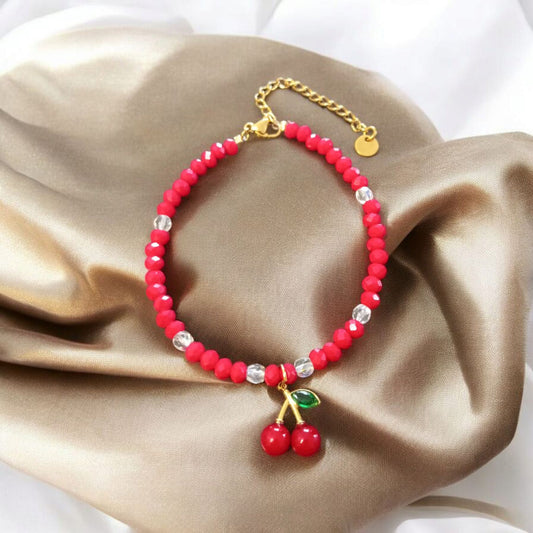 Pulsera de cerezas